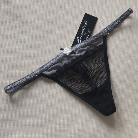 Essentials by A.B.S. Bra & Thong Matching Set - Picture 12 of 16